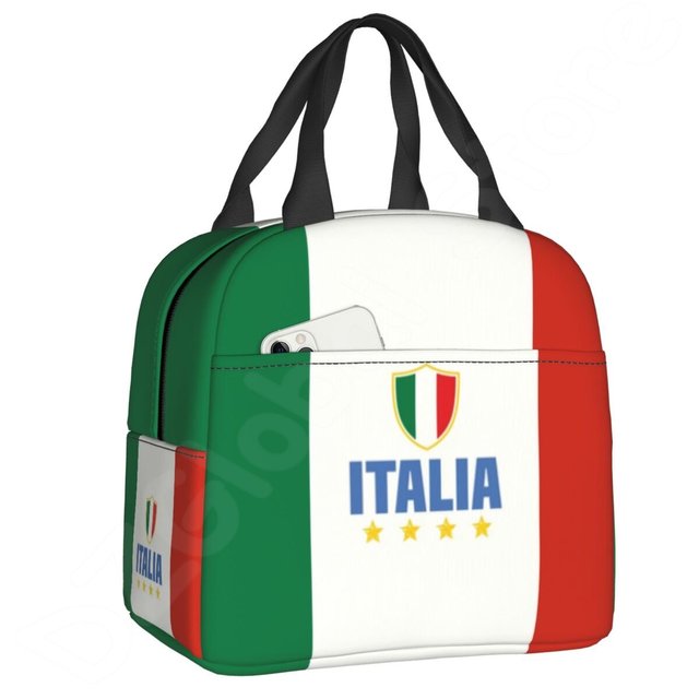 FLAG OF ITALY INSULATED LUNCH BAG